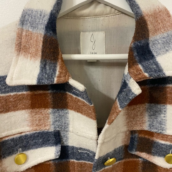 Joie - Women’s size Small: plaid jacket/shacket - Picture 2 of 3